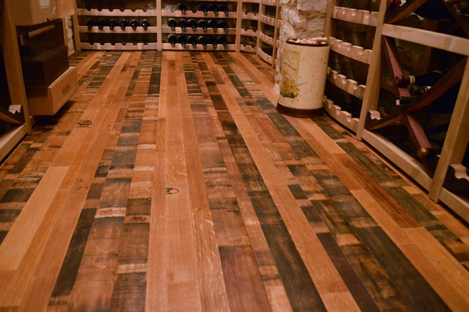 Wine Barrel Flooring A Creative Mom