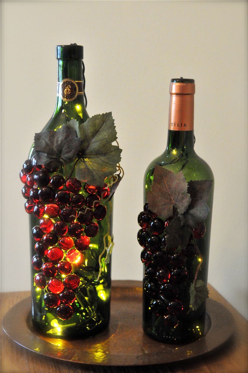 Empty Wine Bottle Decorations A Creative Mom