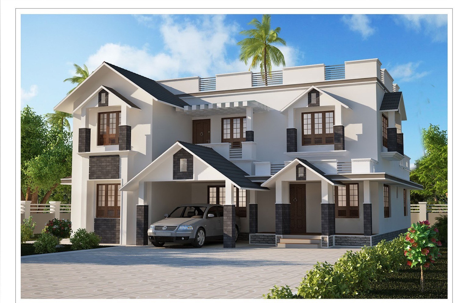 ️kerala Home Design Photos Free Download