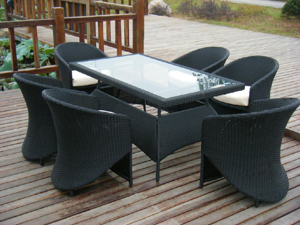 Rattan Garden Dining Chairs