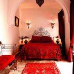Red Canopy Bed Curtains