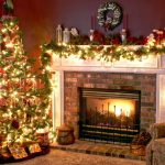 Fireplace Mantels Decorated For Christmas