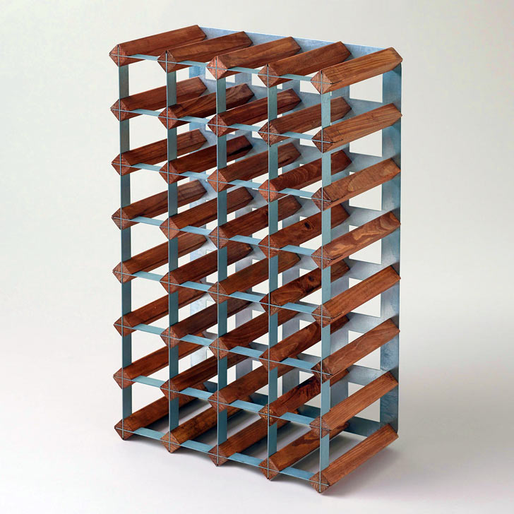 Metal And Wood Wine Rack Storage A Creative Mom