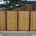 bamboo fence installation