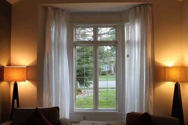 Bay Window Curtain Rod