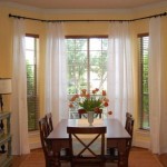 bay window curtain track