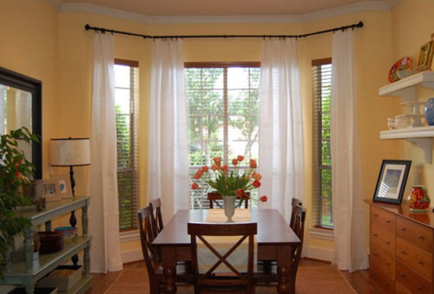 Bay Window Curtain Track