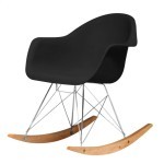 eames rocking chair white