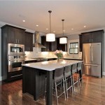 kitchen island with seating area