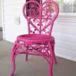 Painted Wicker Furniture Makeover