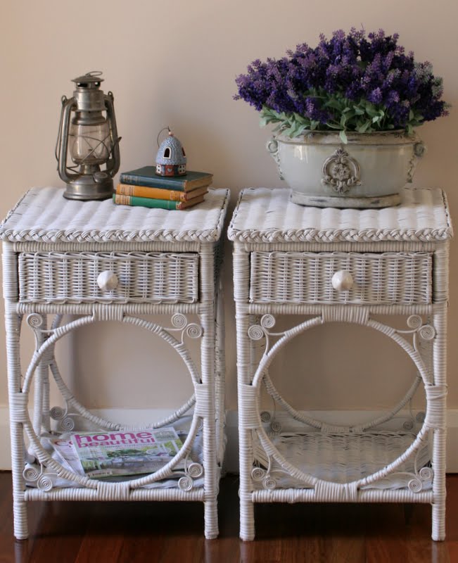 Wicker Sofa Table