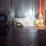 Black Glazed Kitchen Cabinets