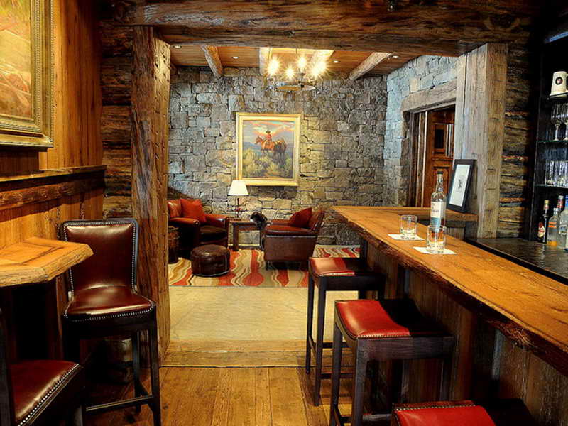 Custom home bar designs