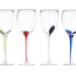 Decorated Wine Glasses
