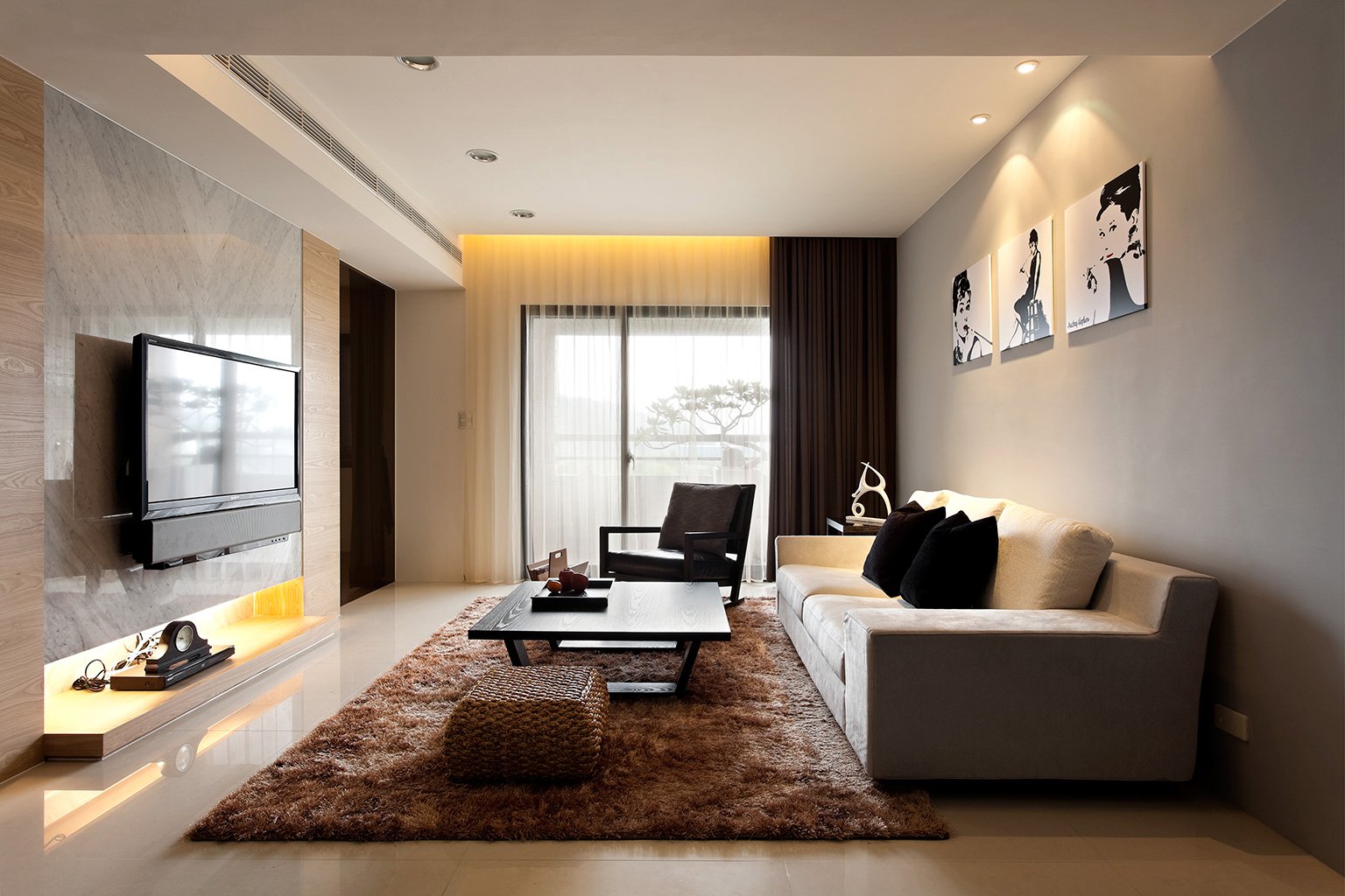 Designer living rooms