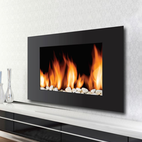 Electric wall mount fireplace
