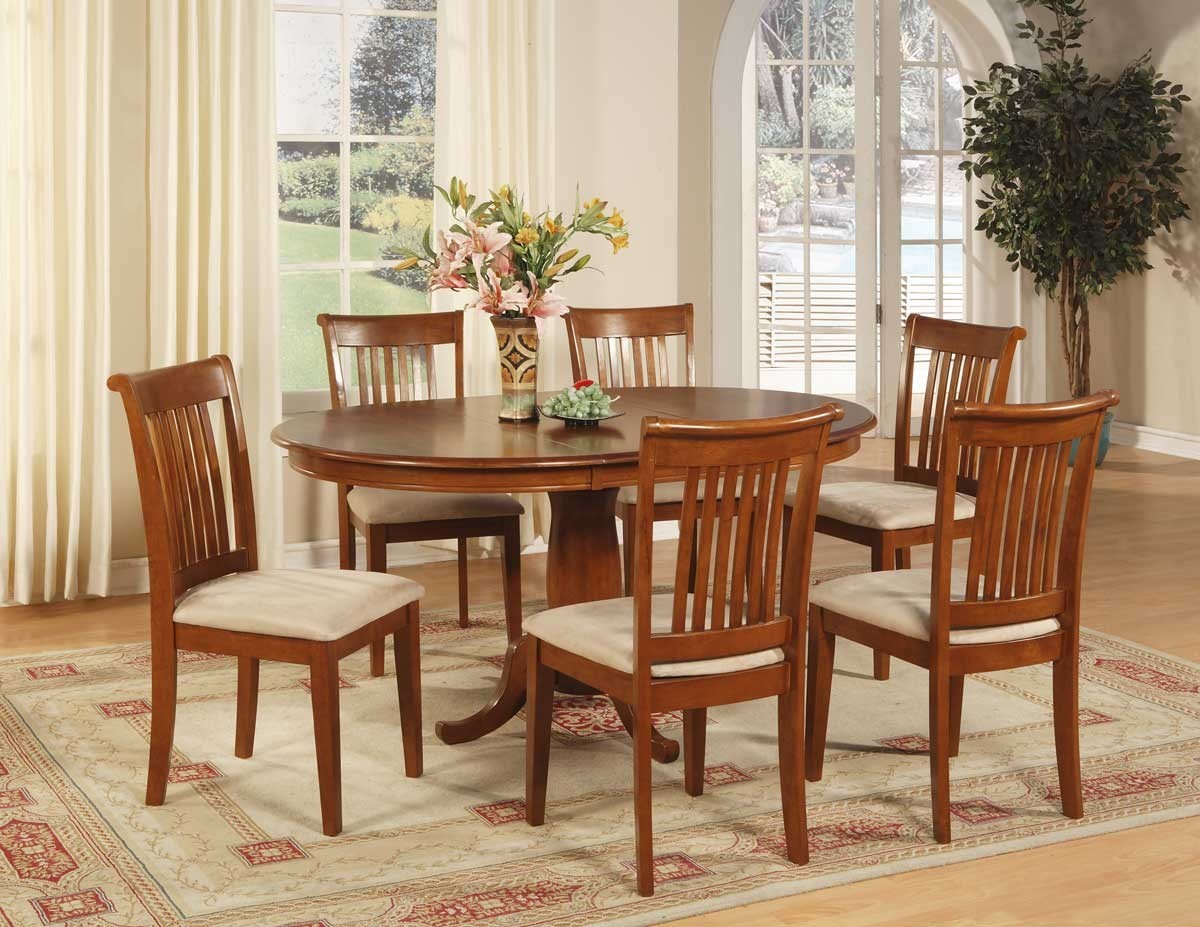 Expandable round dining room tables