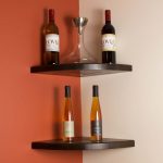 Metal Corner Wine Rack