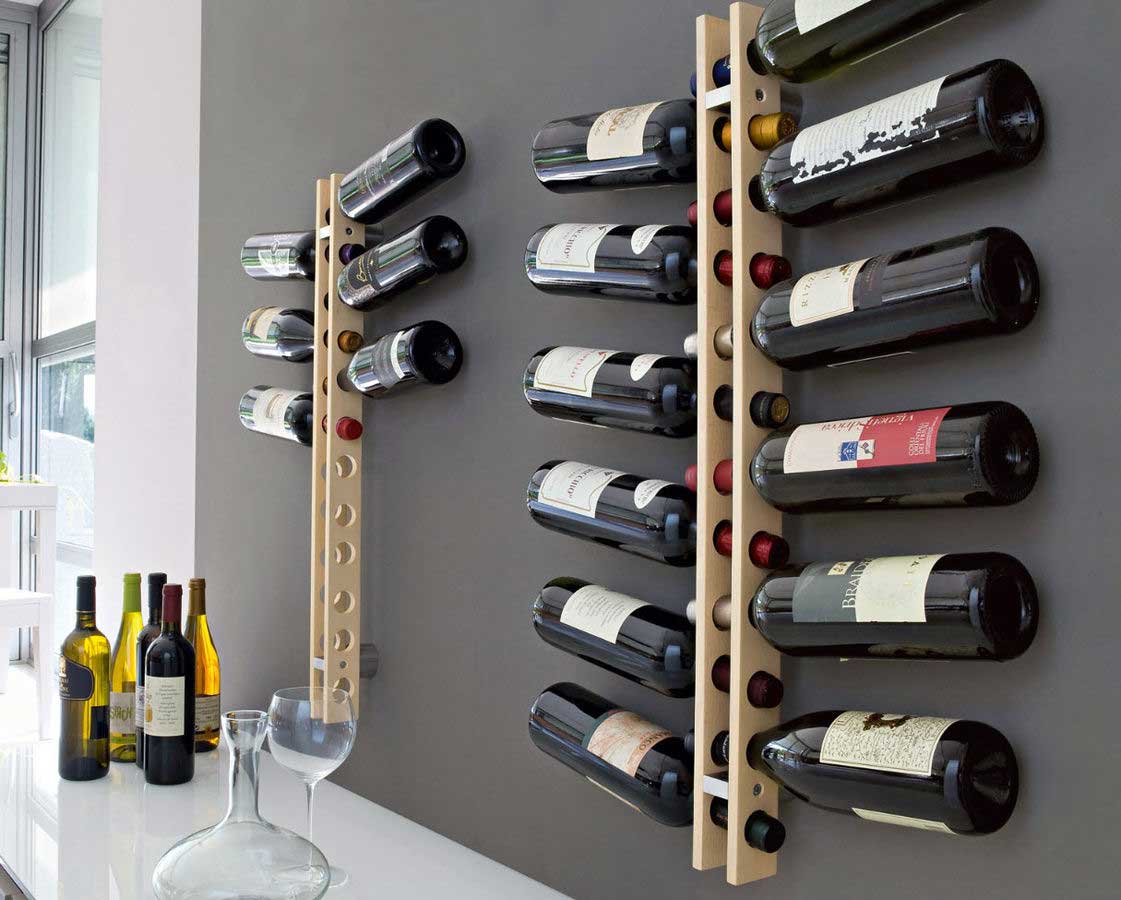 Modern Wine Wall Rack