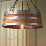 Napa Wine Barrel Chandelier