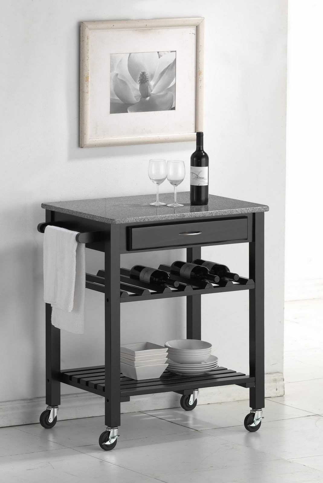 Pub Table With Wine Rack