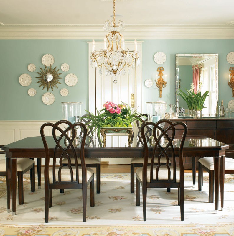 Round formal dining room tables