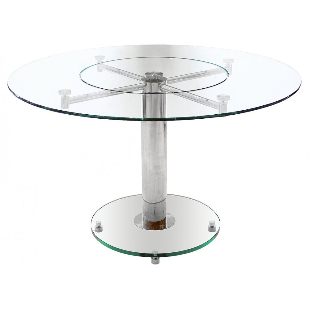 Round Glass Dining Room Table