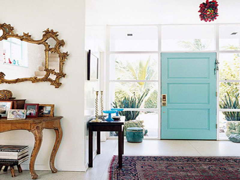 Turquoise decorations for home