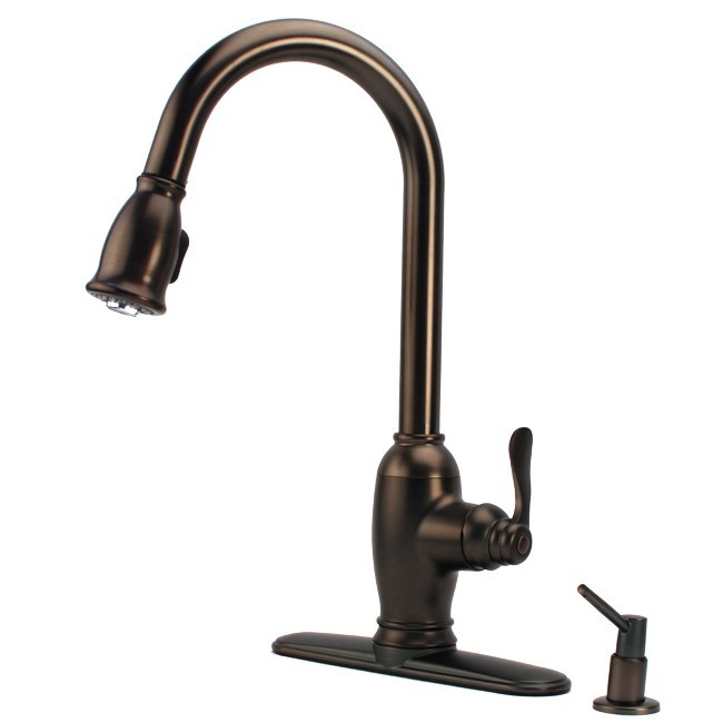 Venetian bronze kitchen faucet