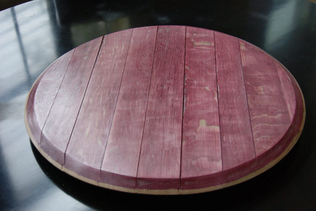 Whiskey Barrel Lazy Susan