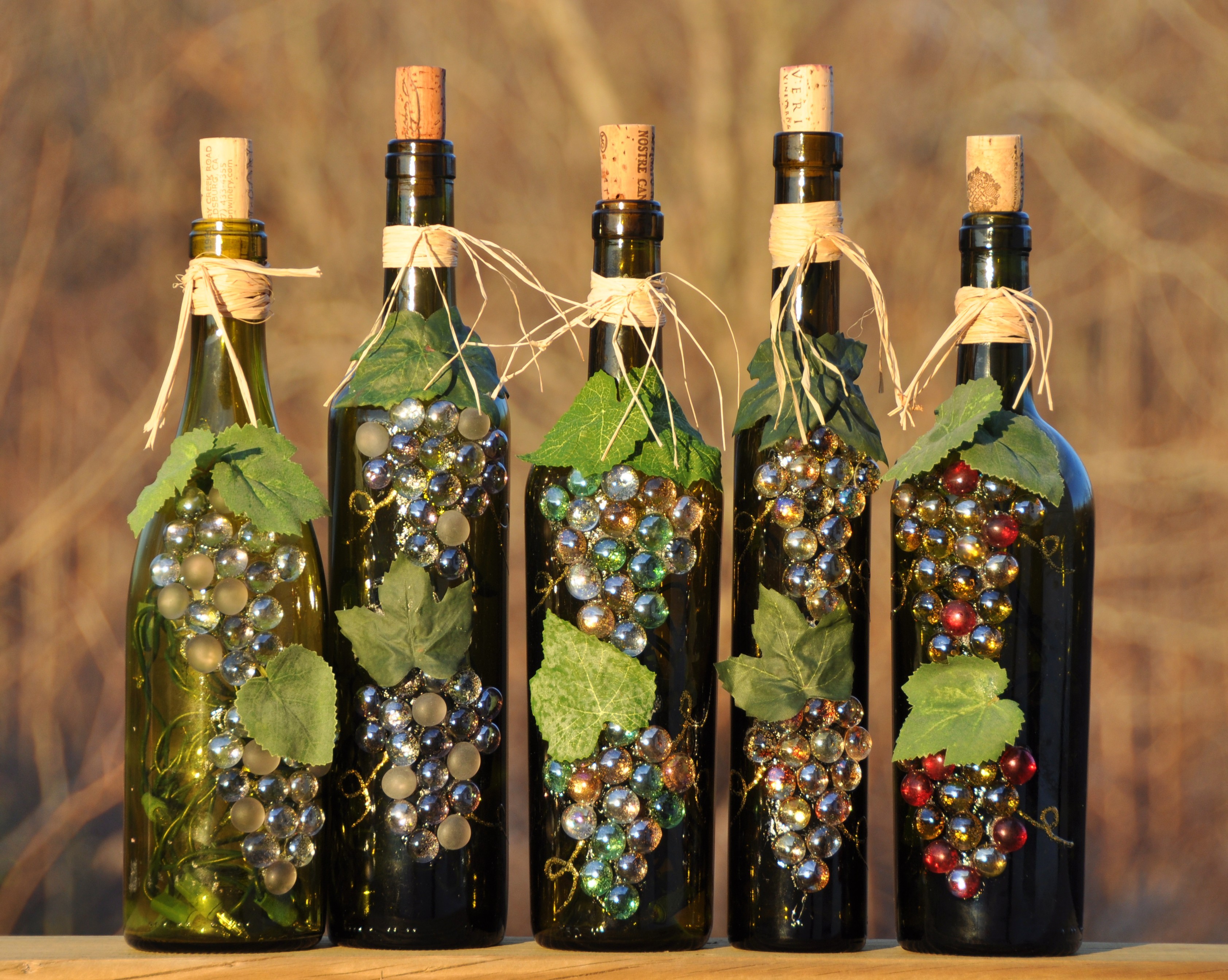 Wine Bottle Decoration