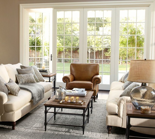 Cheap pottery barn living rooms