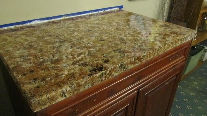 Faux granite countertop diy