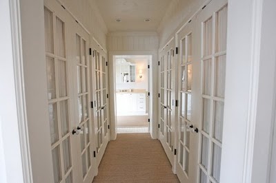 French door closet