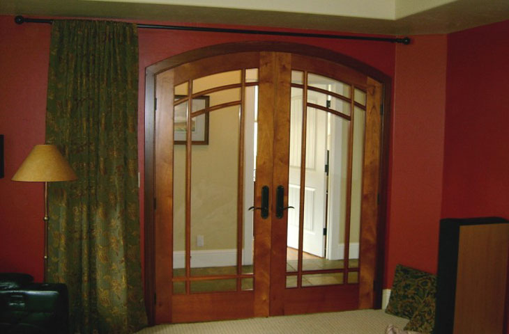 Interior french glass doors