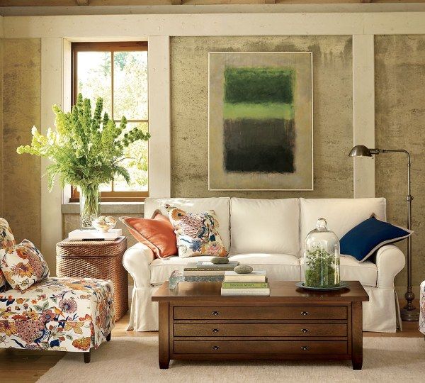 Pottery barn living room images