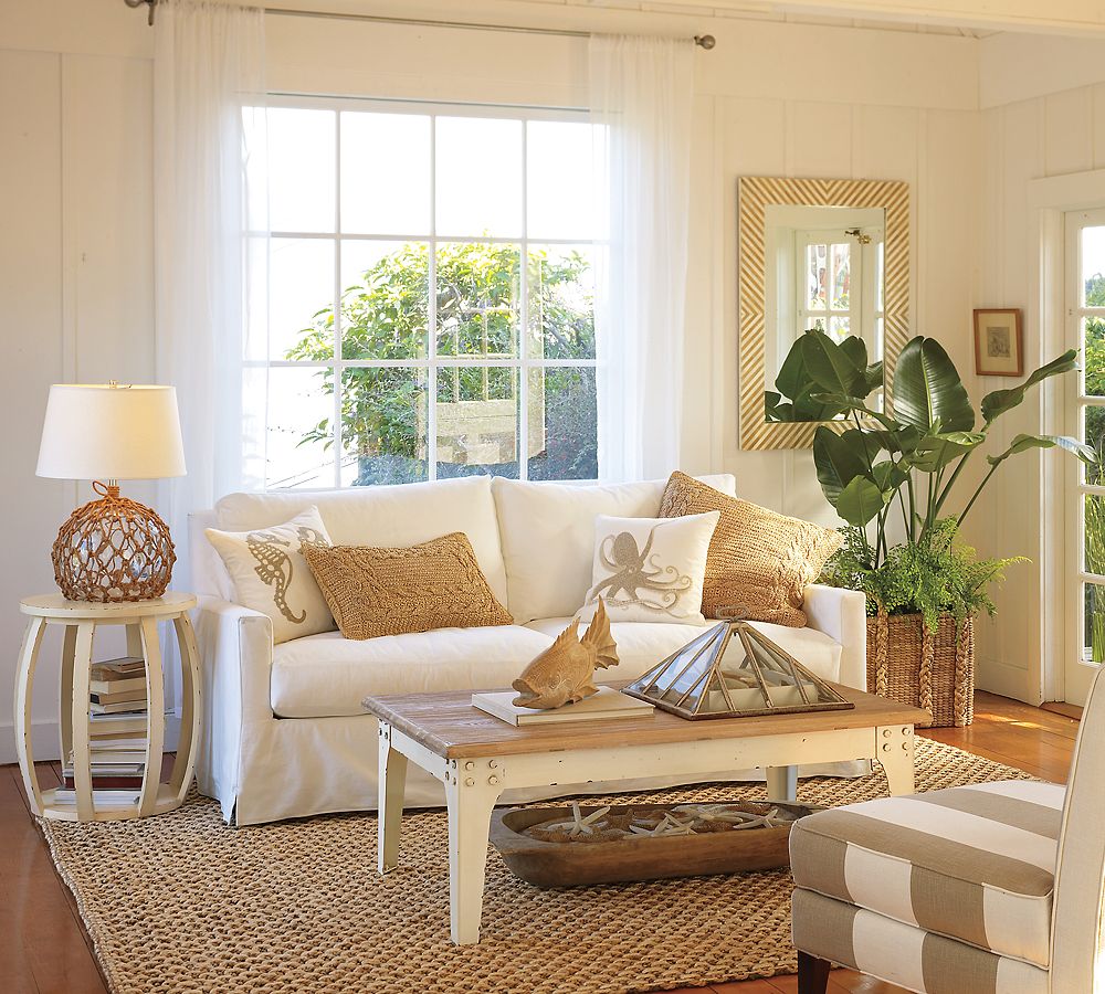 Pottery barn style living room