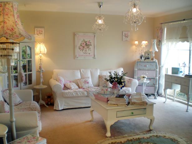 Shabby chic living room ideas