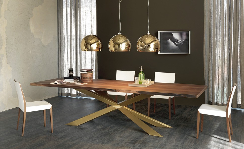 Solid wood dining table sets