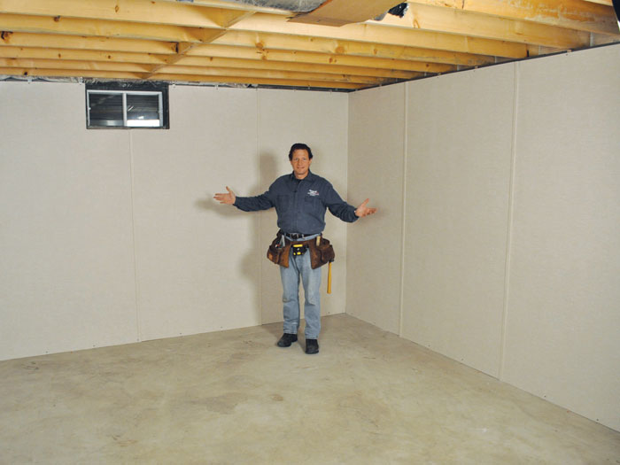 Tips basement wall panels