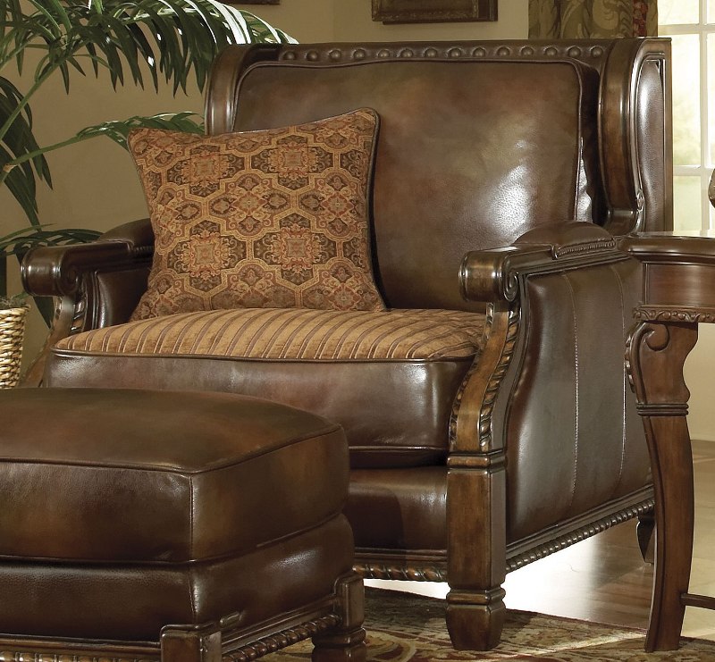 Club chair leather