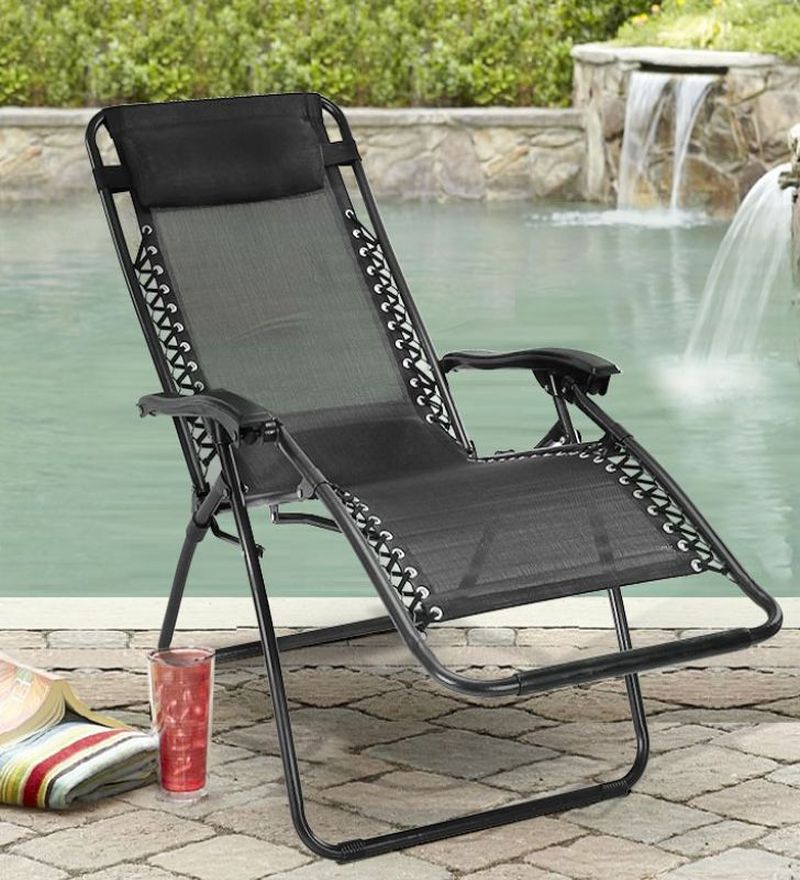 Folding metal chairs