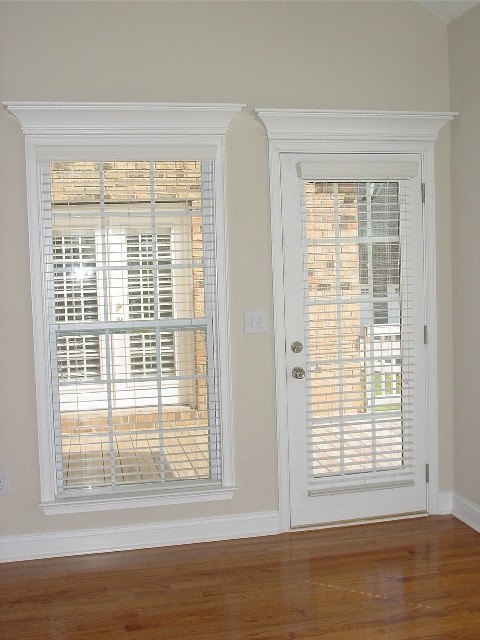 French door window blinds
