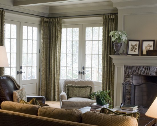 French door window coverings