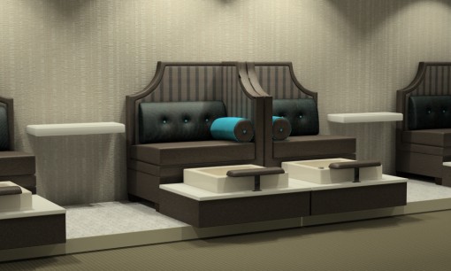 Hair salon chair
