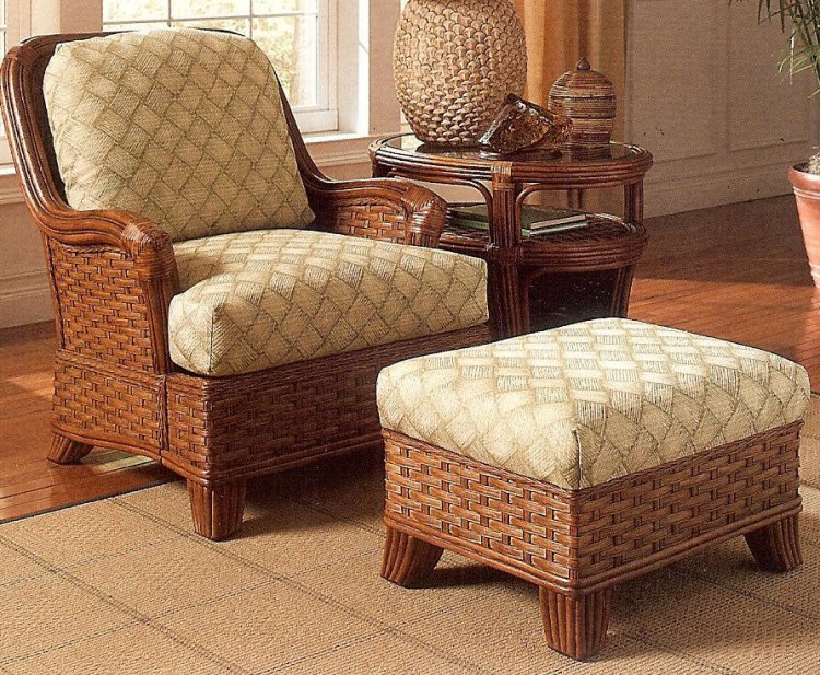 Indoor wicker chair cushions