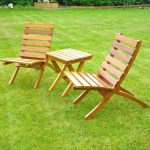 Natural Wood Folding Chairs