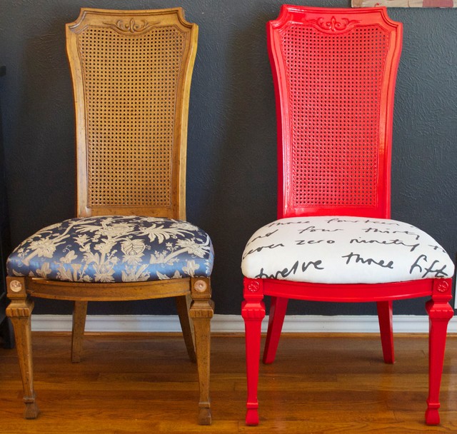 Reupholster dining chair