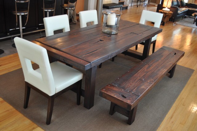 Rustic dining room tables