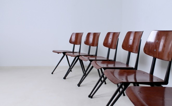 Stackable school chairs